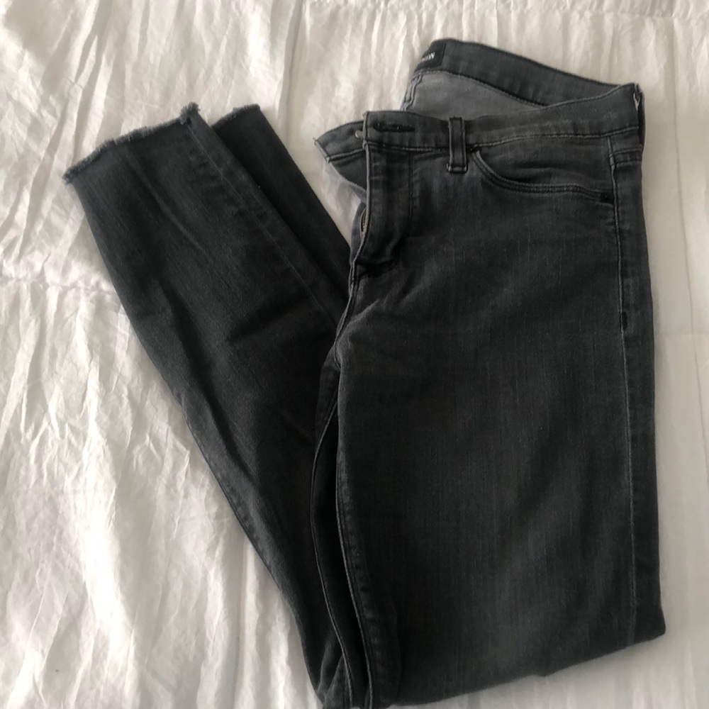 Hudson dark grey jeans